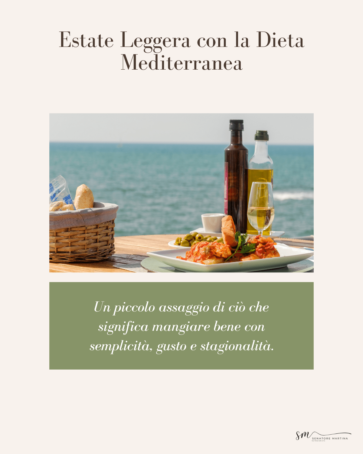 Estate Leggera con la Dieta Mediterranea - MartinaSenatore